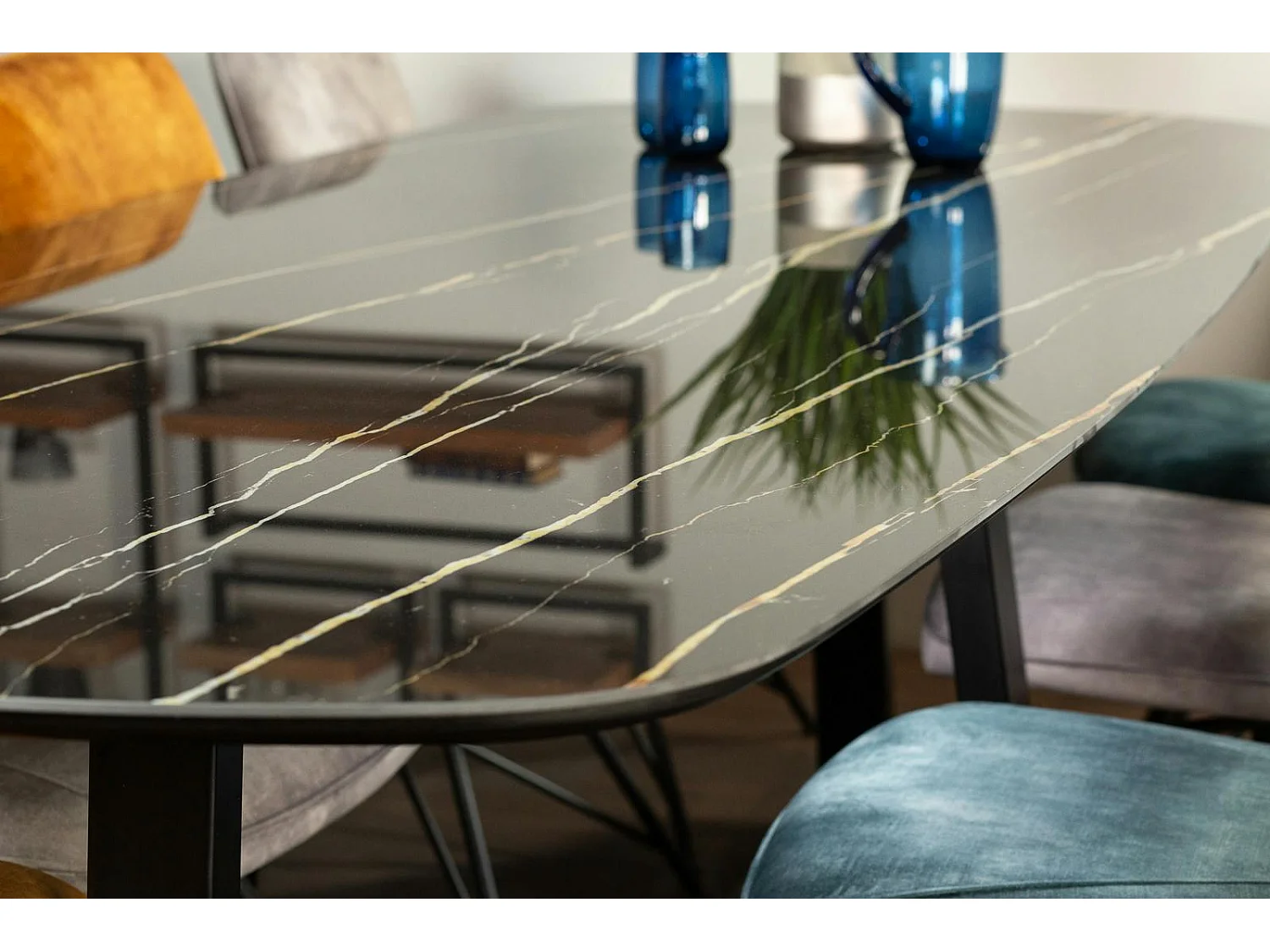 Table en céramique noire 240 cm FLORENCE