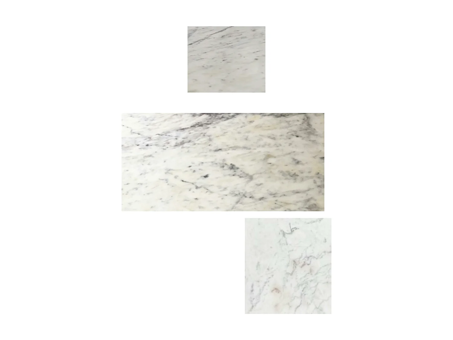 Table ronde marbre et bois D 120 cm MASSA