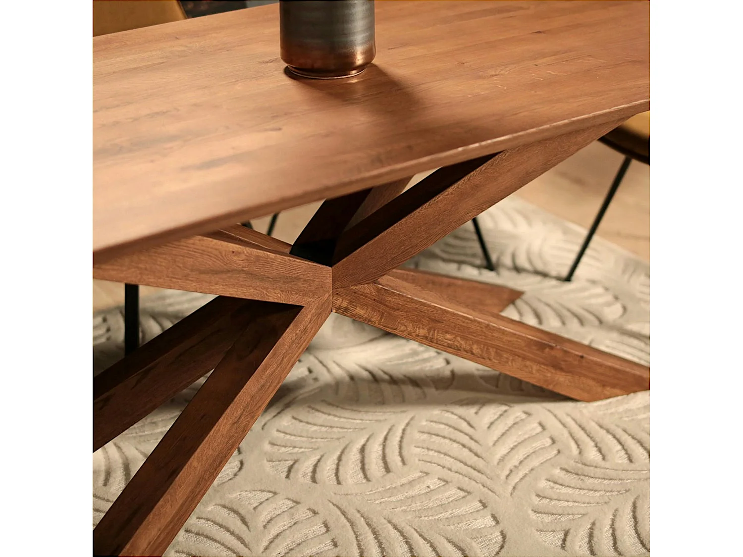 Table mikado en chêne 180 cm OKA