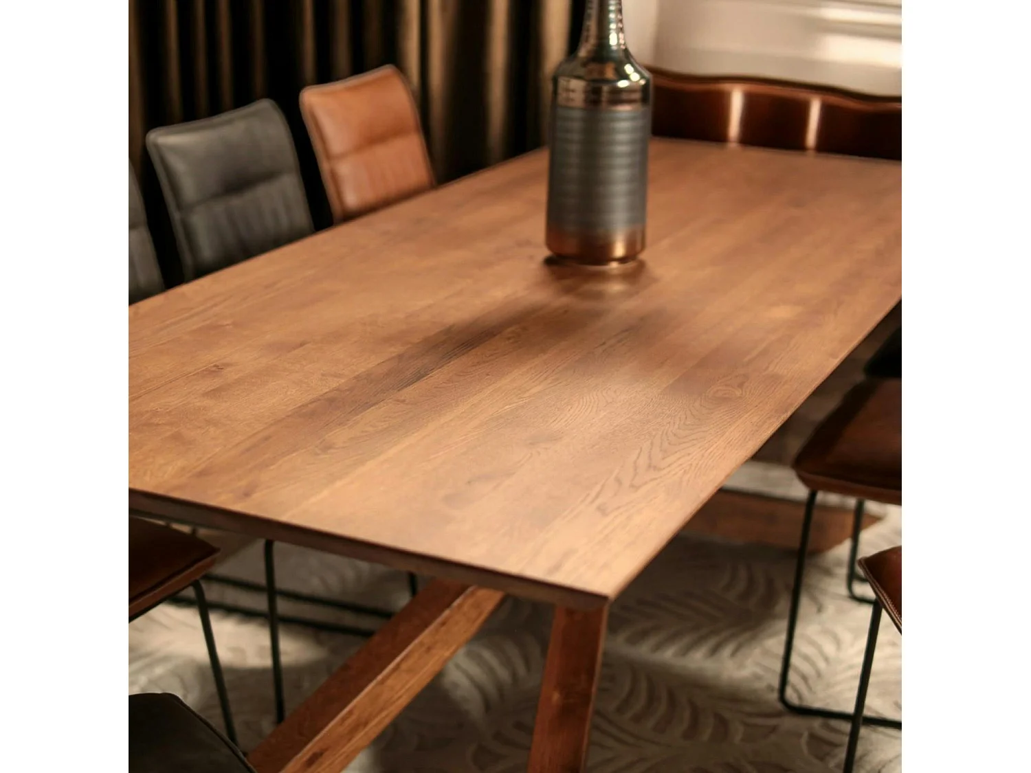 Table mikado en chêne 180 cm OKA