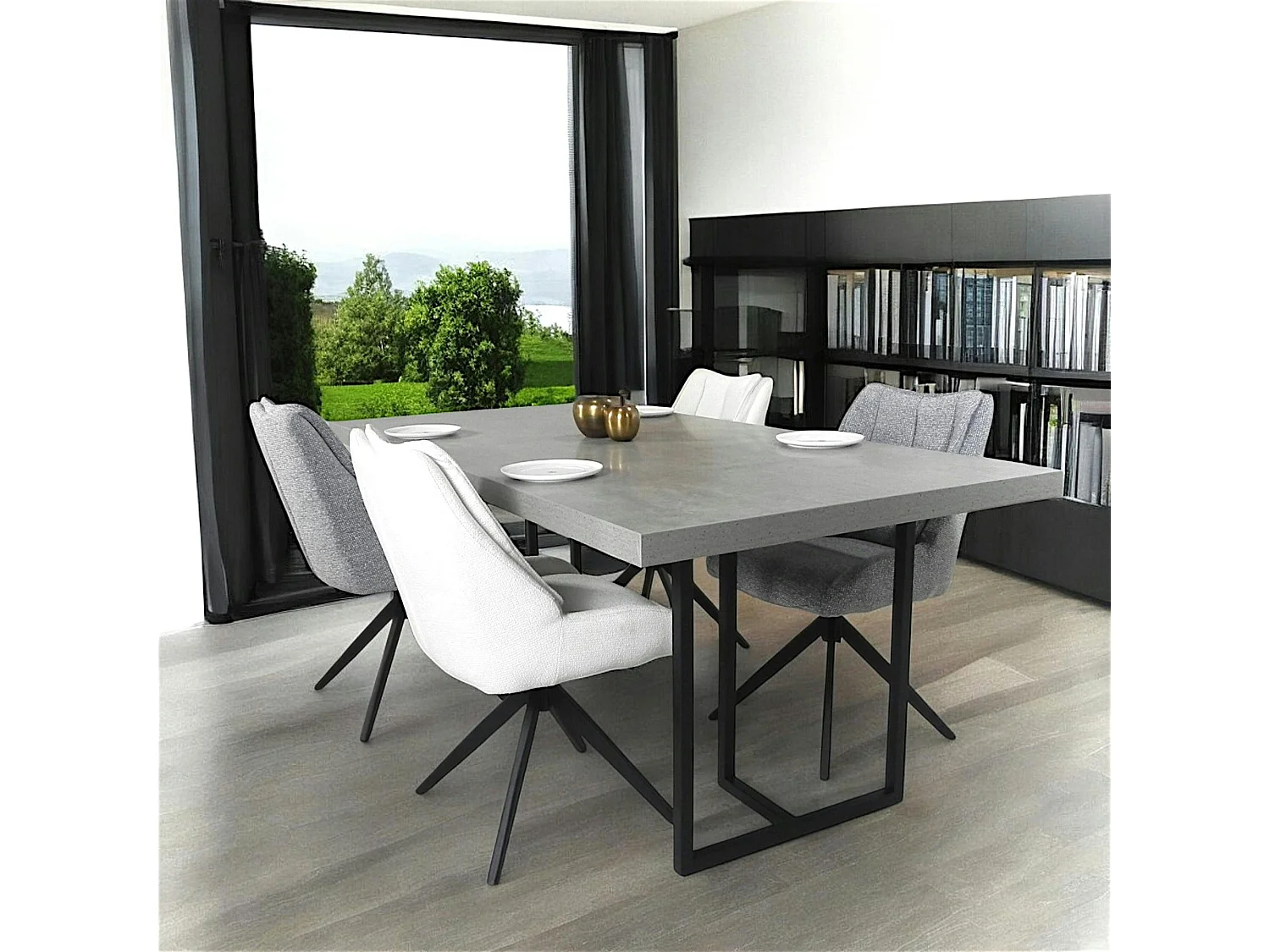 Table à manger design 200 cm KINGSTON