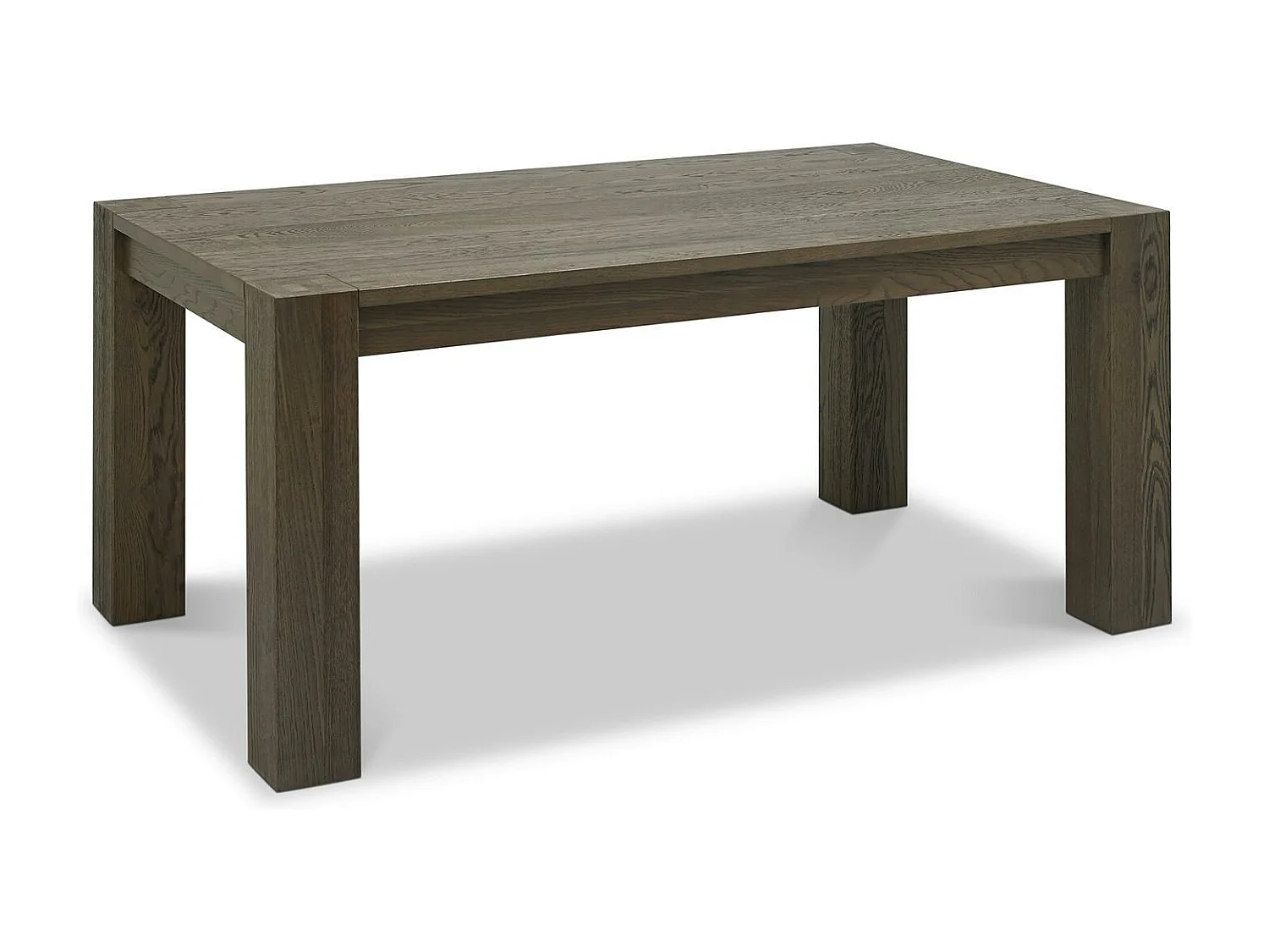 Table à manger en bois de chêne fumé 180 cm ALLEN