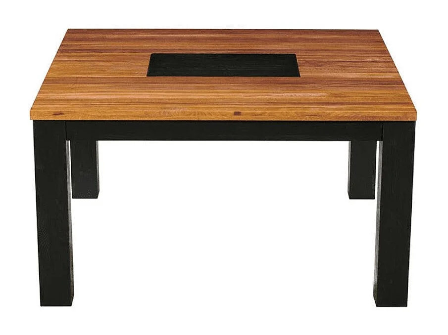 Table à manger carrée en bois 140 cm FAIRLIE