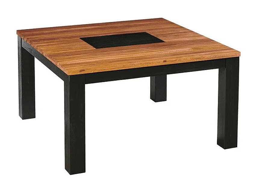 Table à manger carrée en bois 140 cm FAIRLIE