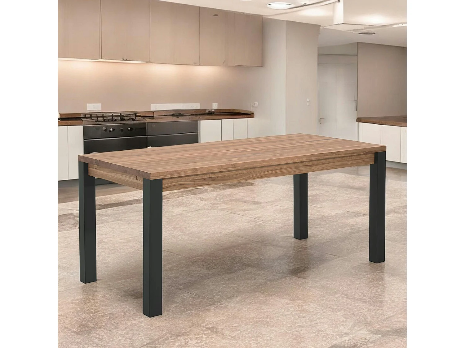 Table de repas en chêne huilé 180 cm FERSCOTT 2