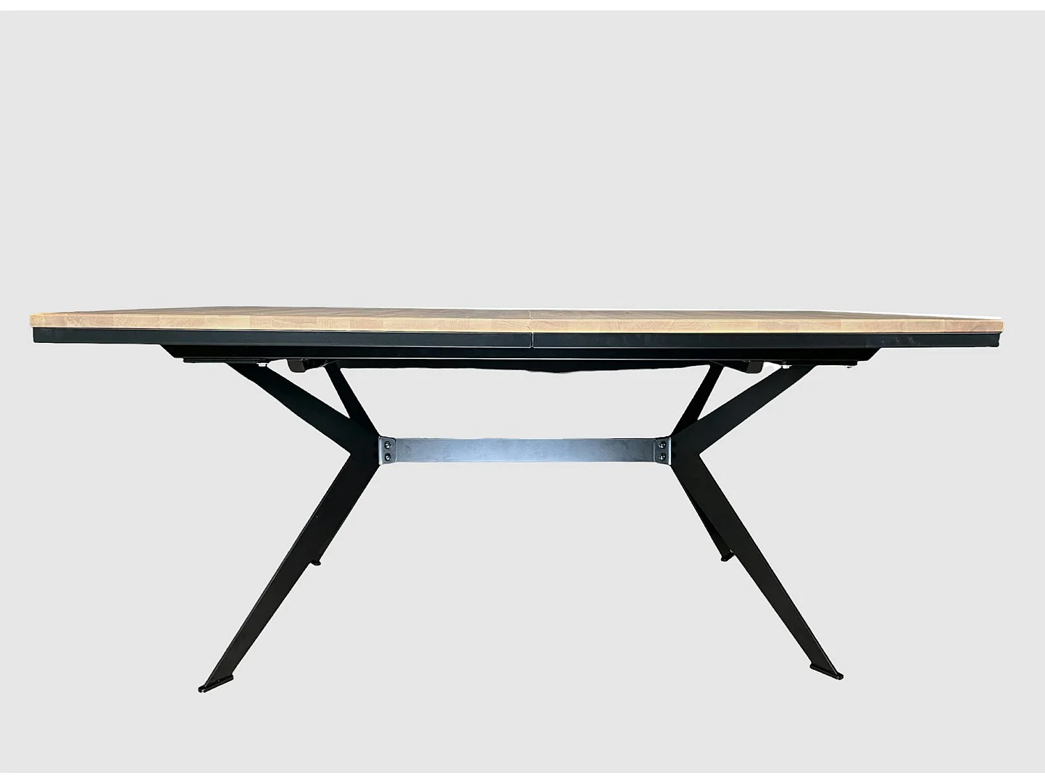 Table rectangulaire extensible en chêne blanc 220 cm PALERME