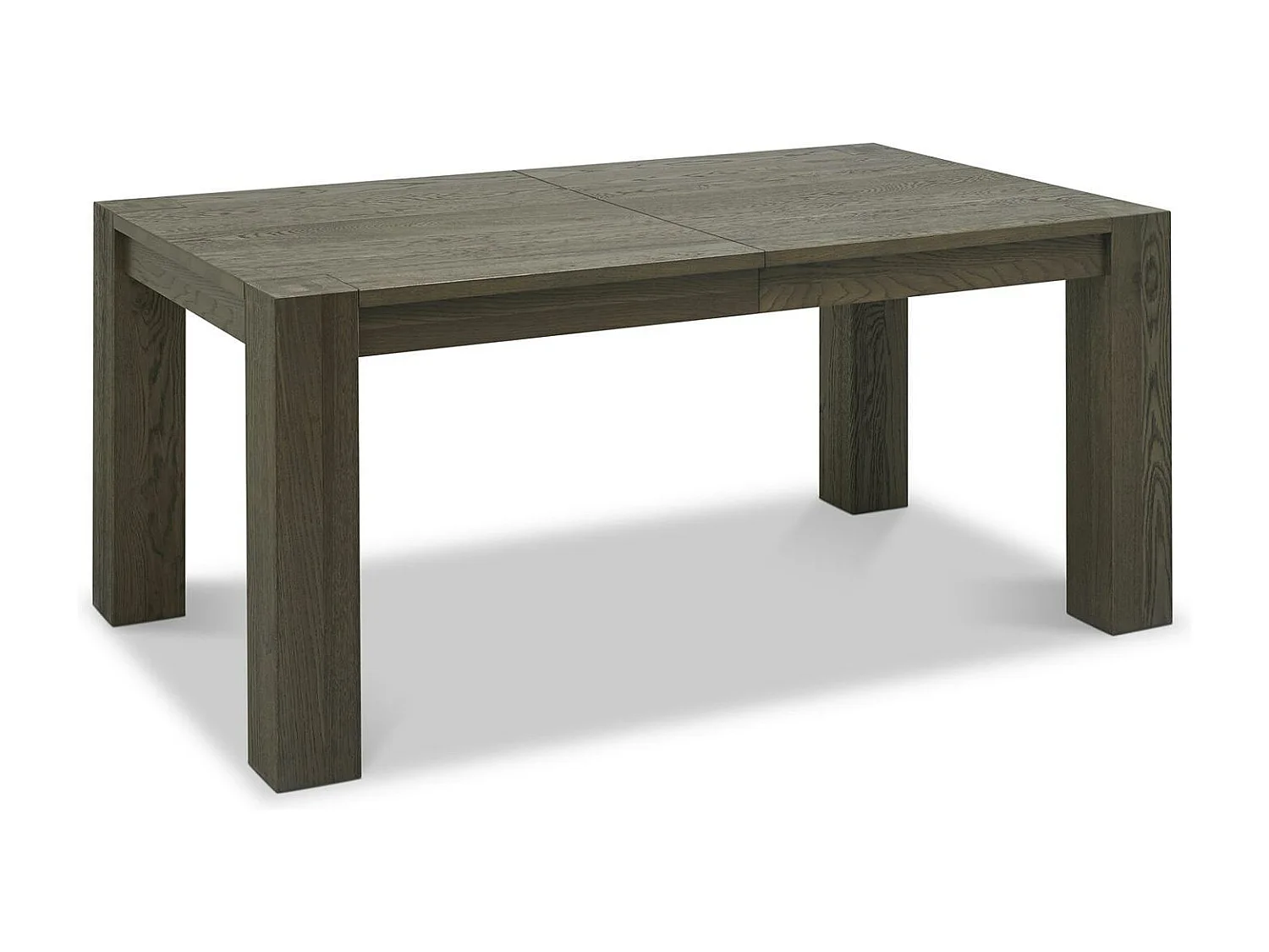 Table à manger extensible en bois de chêne fumé 180-235 cm ALLEN