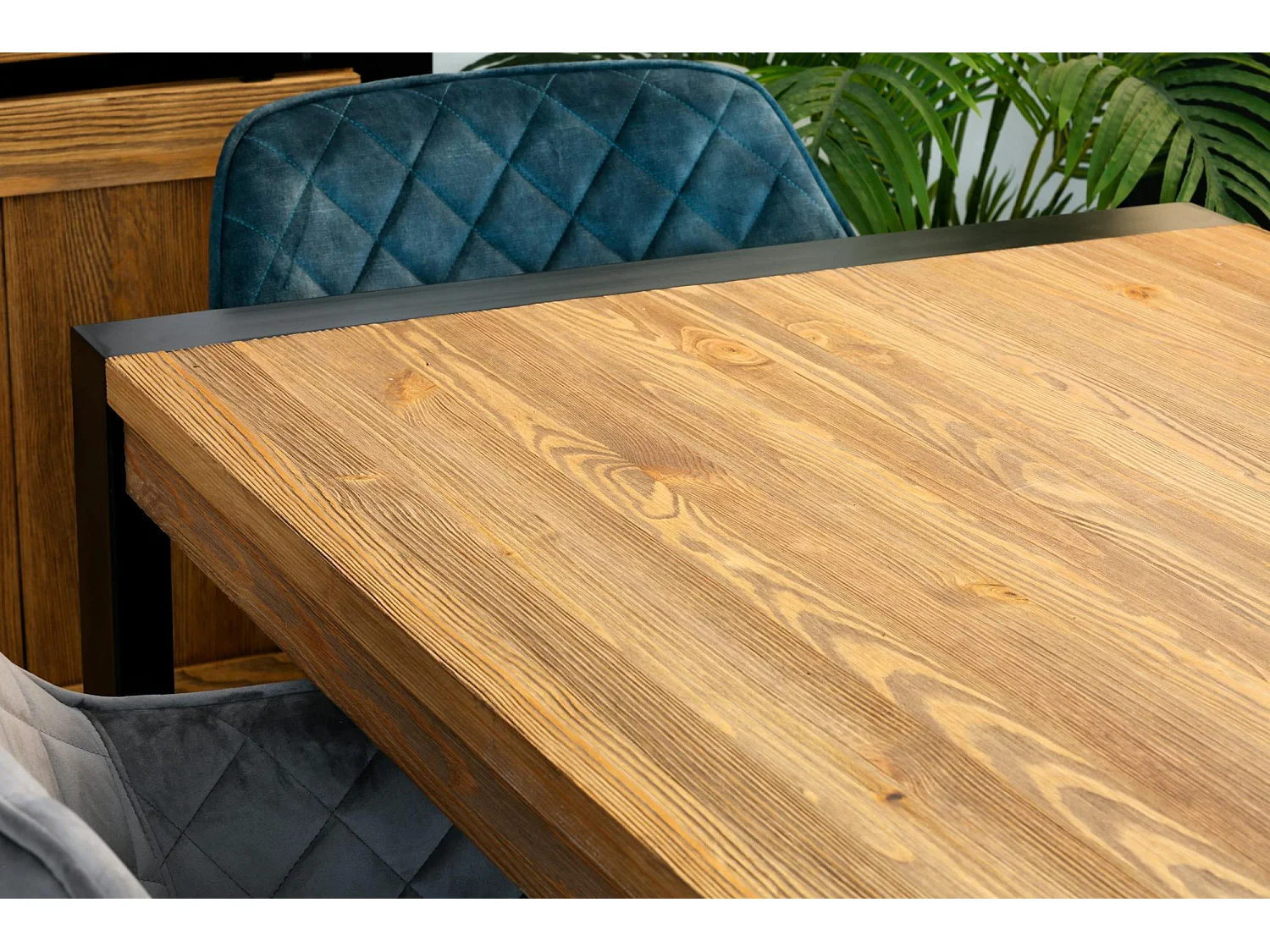 Table à manger rectangulaire bois de pin massif 200 LOUNDGE