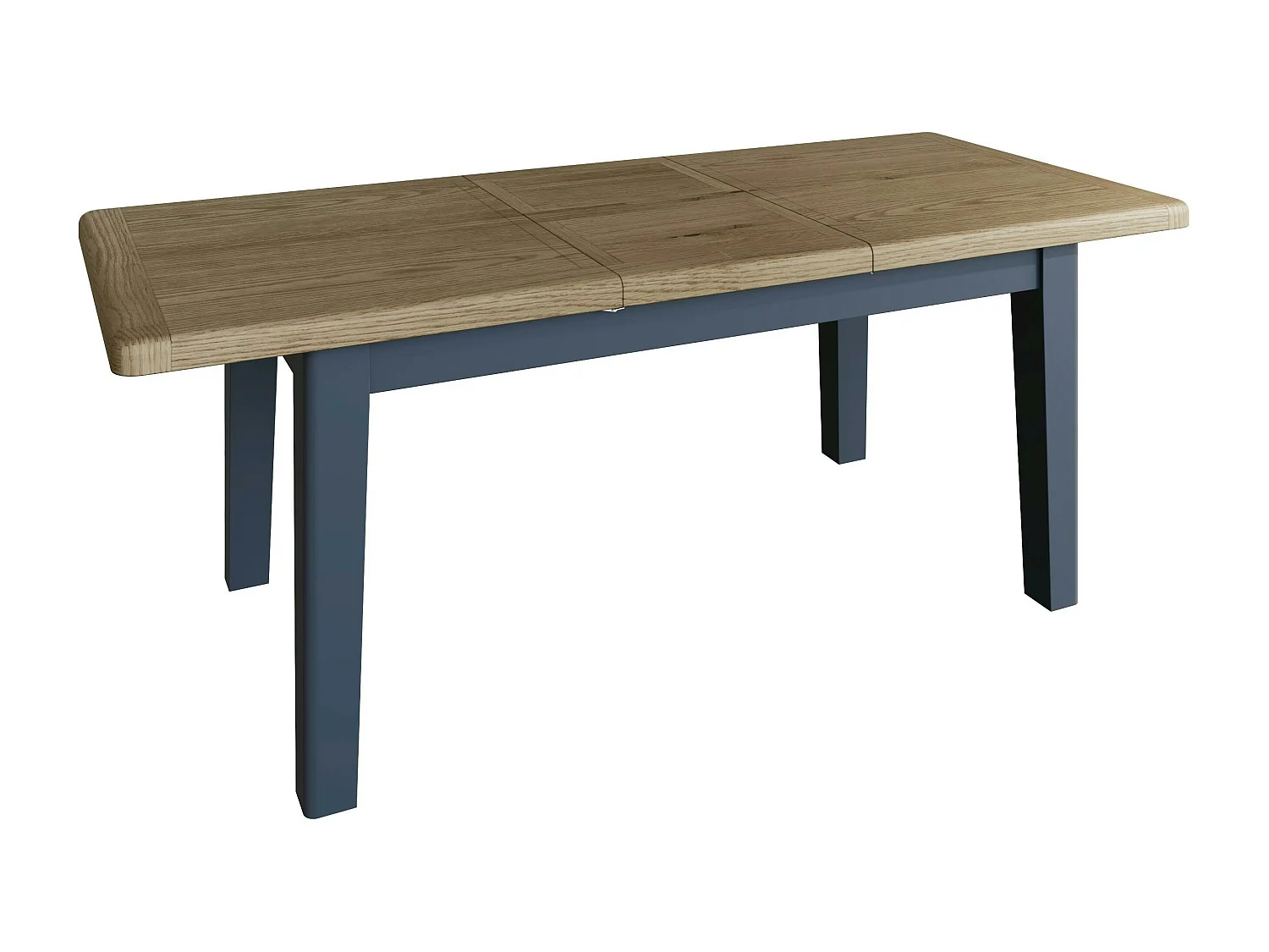 Table extensible en bois finition bleu profond 180-230 cm HOVE