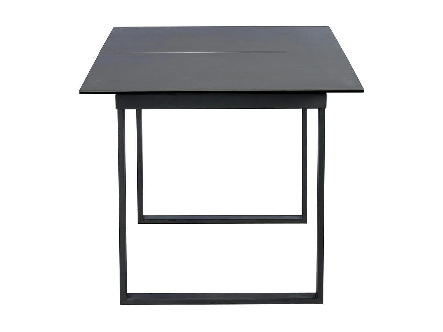 Table céramique extensible gris foncé 176 cm-216 cm TORONTO