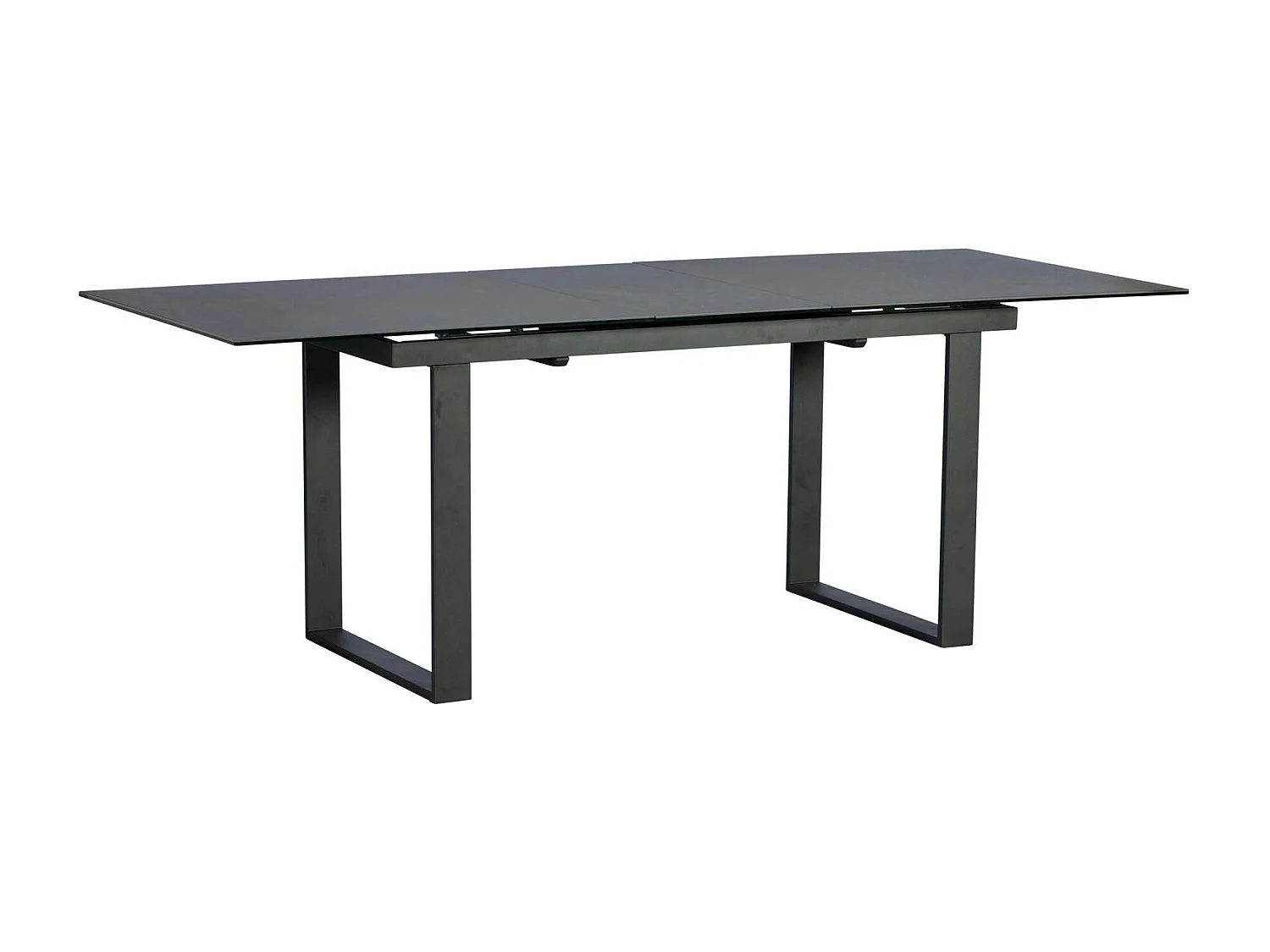 Table céramique extensible gris foncé 176 cm-216 cm TORONTO