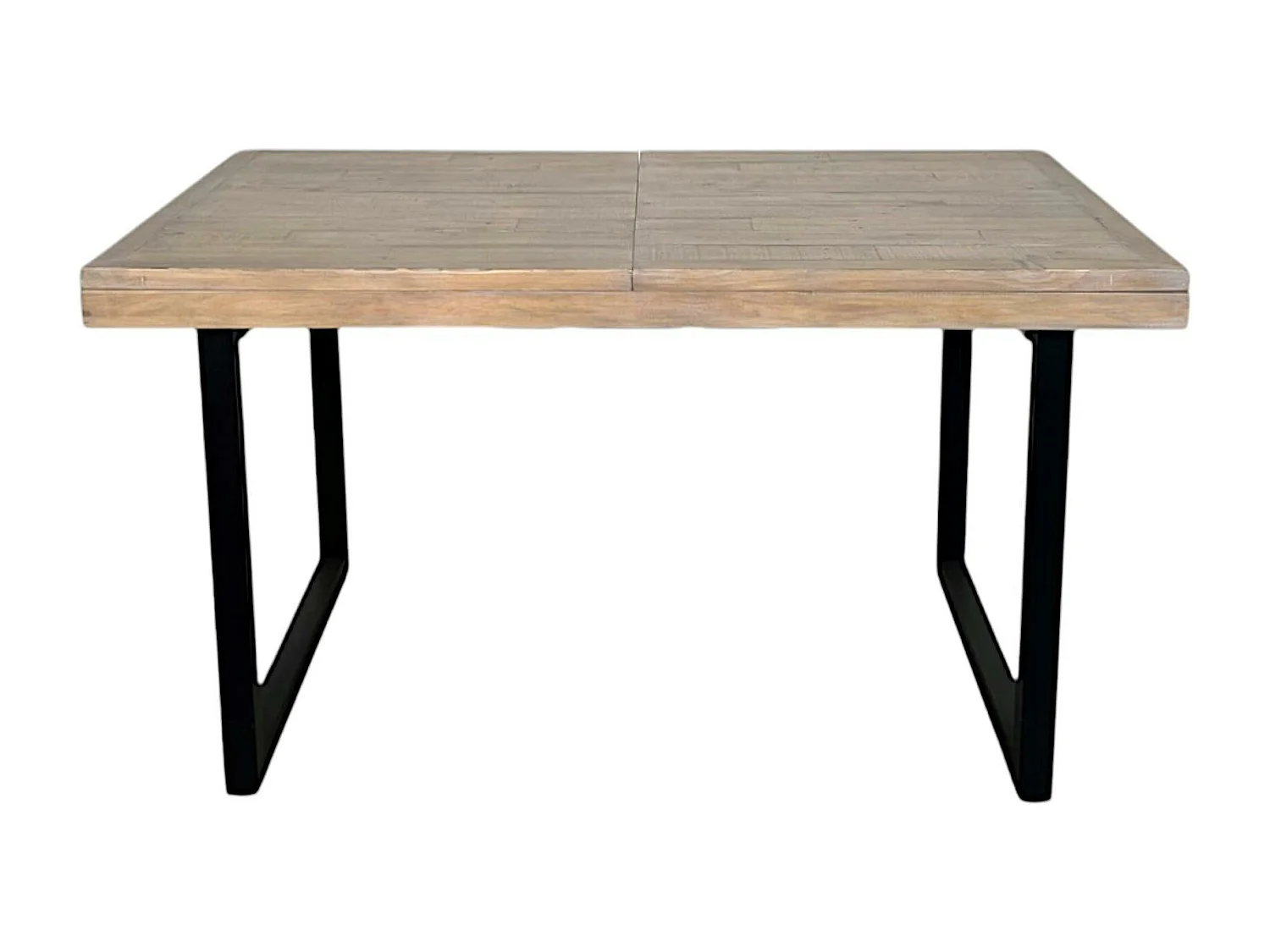 Table de salle à manger extensible en bois recyclé 140-180 cm AUCKLAND