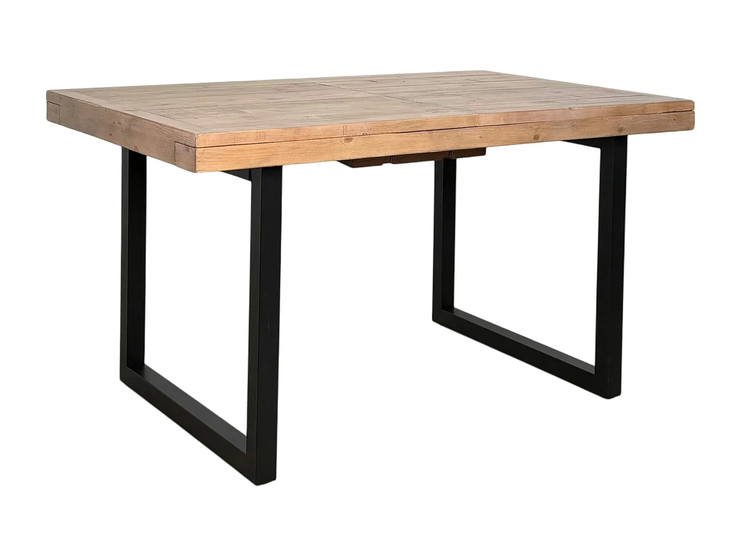 Table de salle à manger extensible en bois recyclé 140-180 cm AUCKLAND