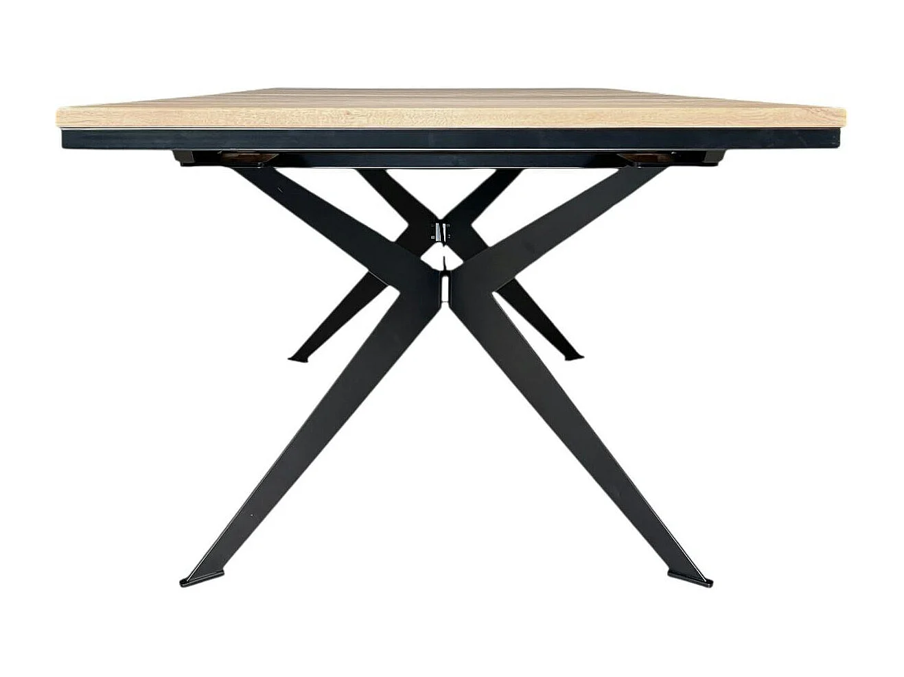 Table rectangulaire extensible en chêne blanc 180 cm PALERME