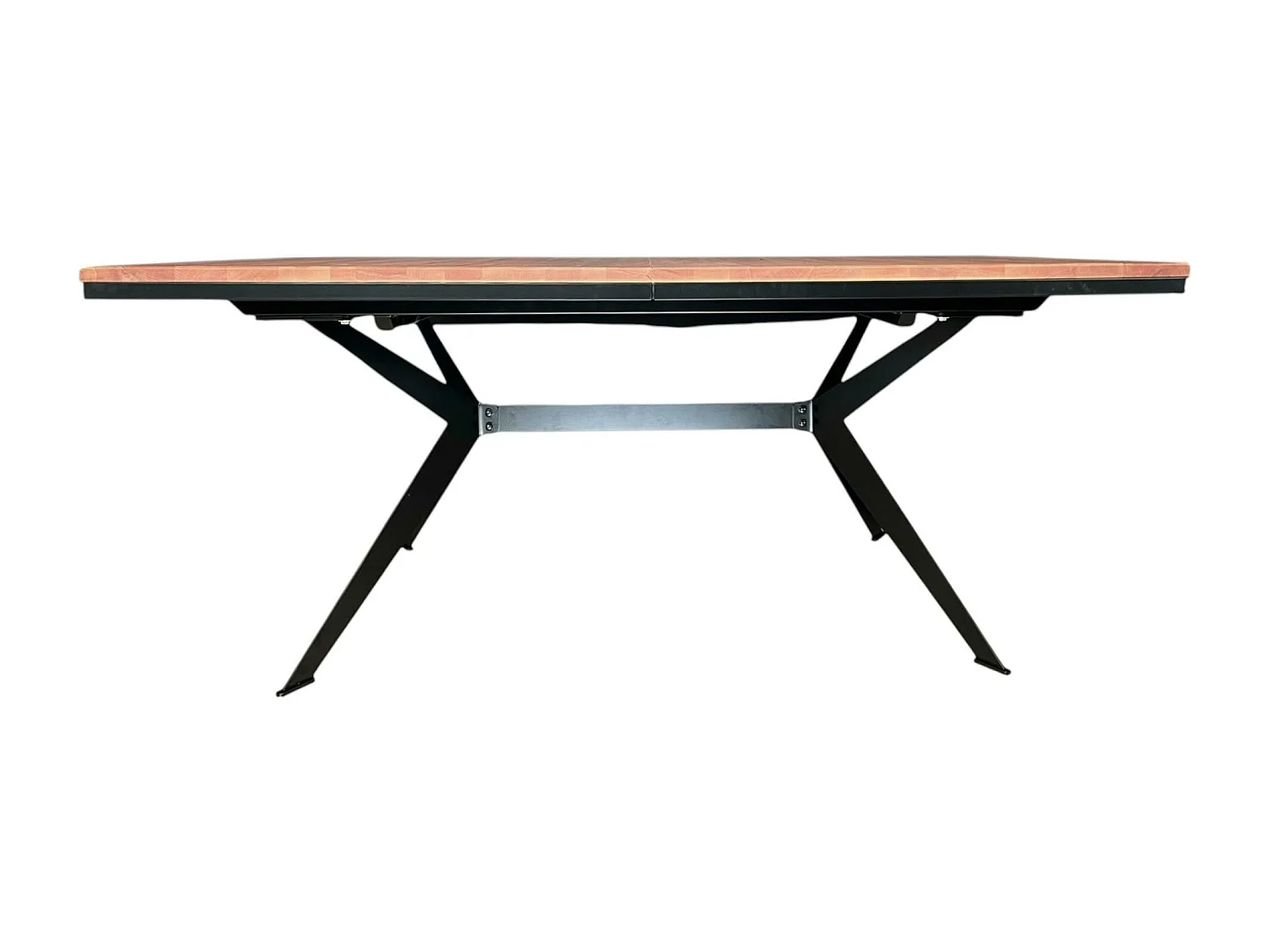 Table rectangulaire extensible en chêne brun 220 cm PALERME