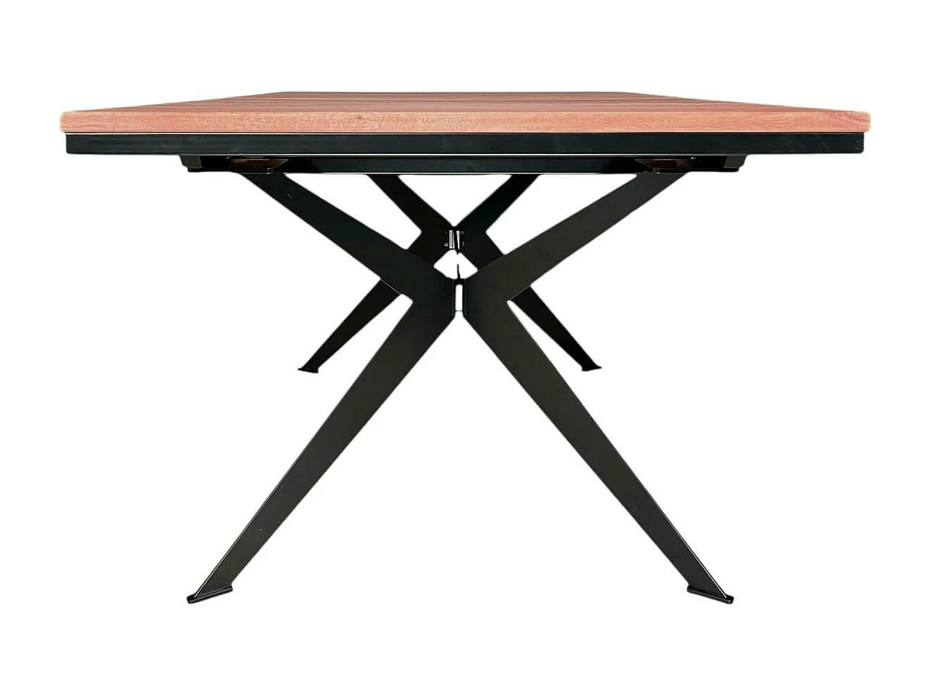 Table rectangulaire extensible en chêne brun 220 cm PALERME