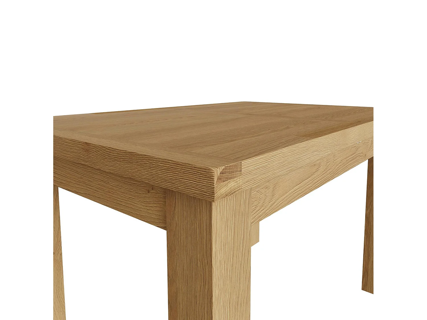 Table extensible en bois clair 125-175 cm PUERTO