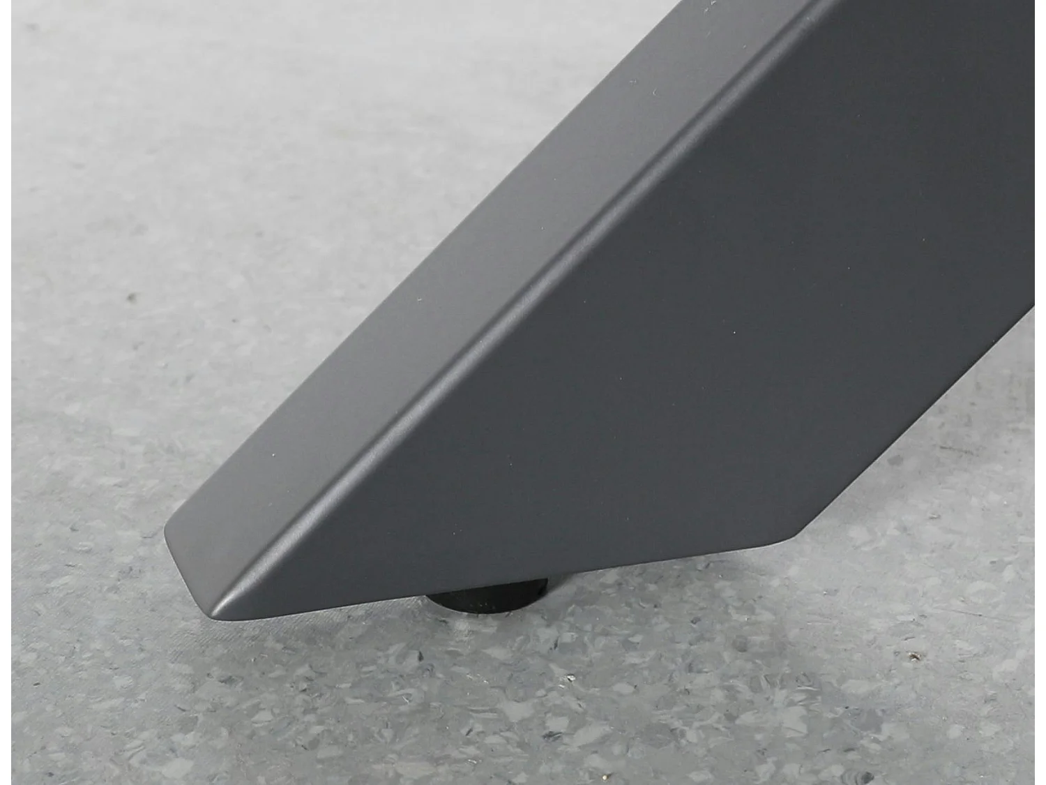 Table extensible céramique marbrée blanche pied mikado 140-200 cm OTTAWA