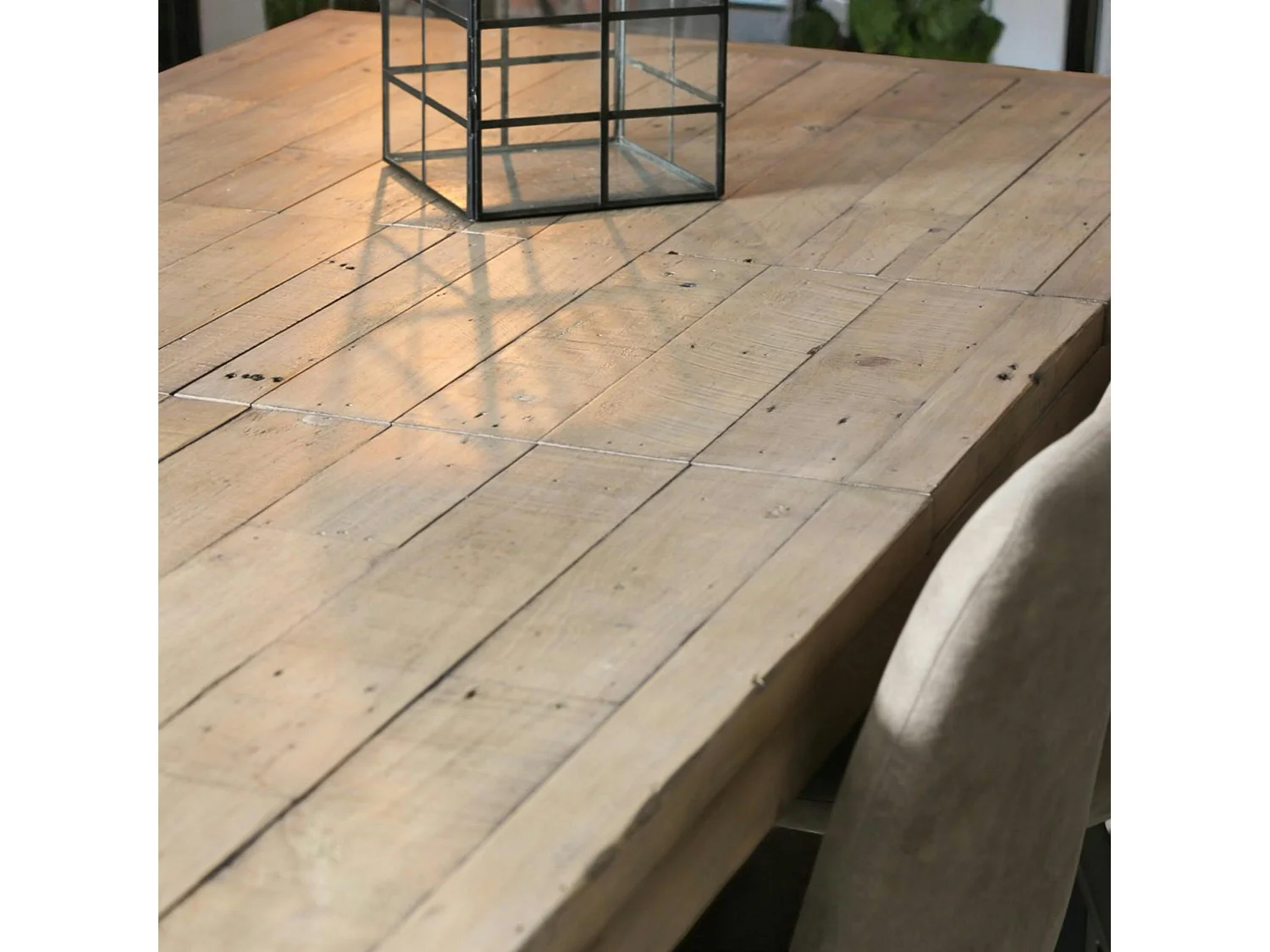 Table de salle à manger extensible en bois recyclé 180-240 cm AUCKLAND