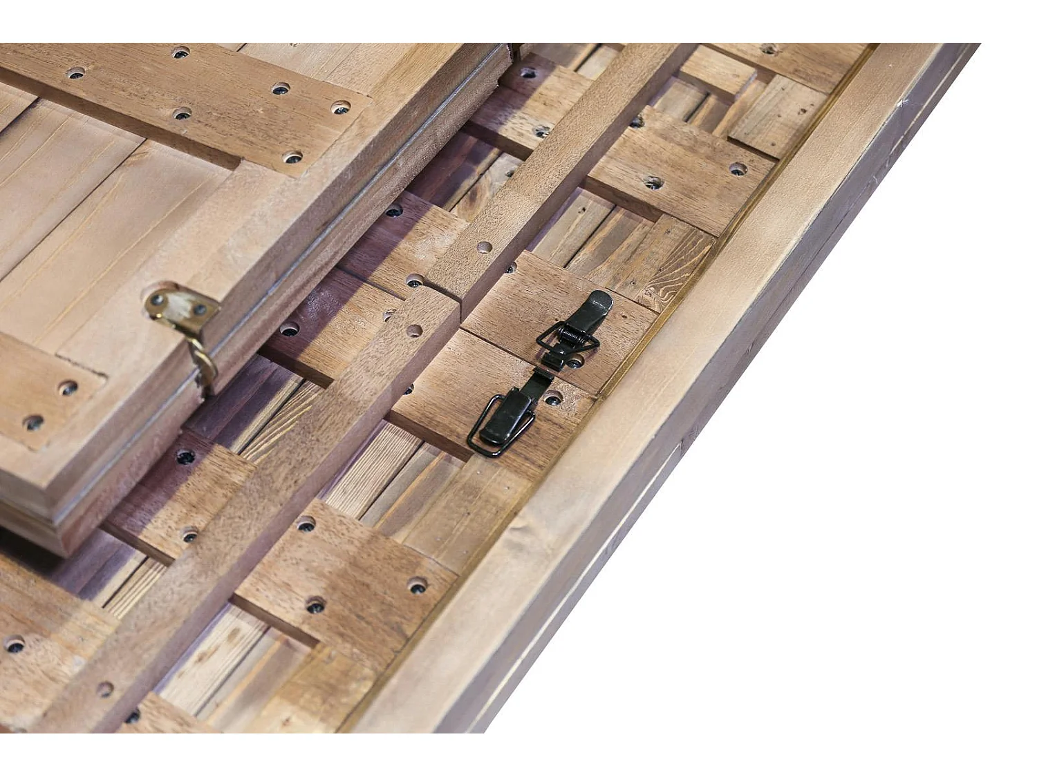 Table de salle à manger extensible en bois recyclé 180-240 cm AUCKLAND