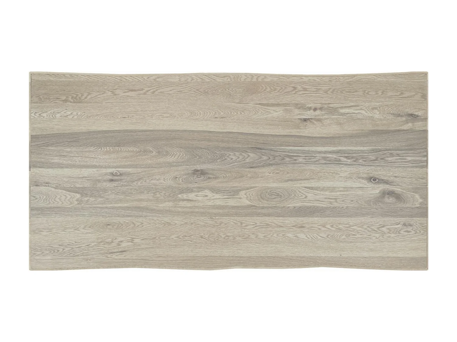 Table extensible en chêne blanc bords naturels 200 cm ETNA