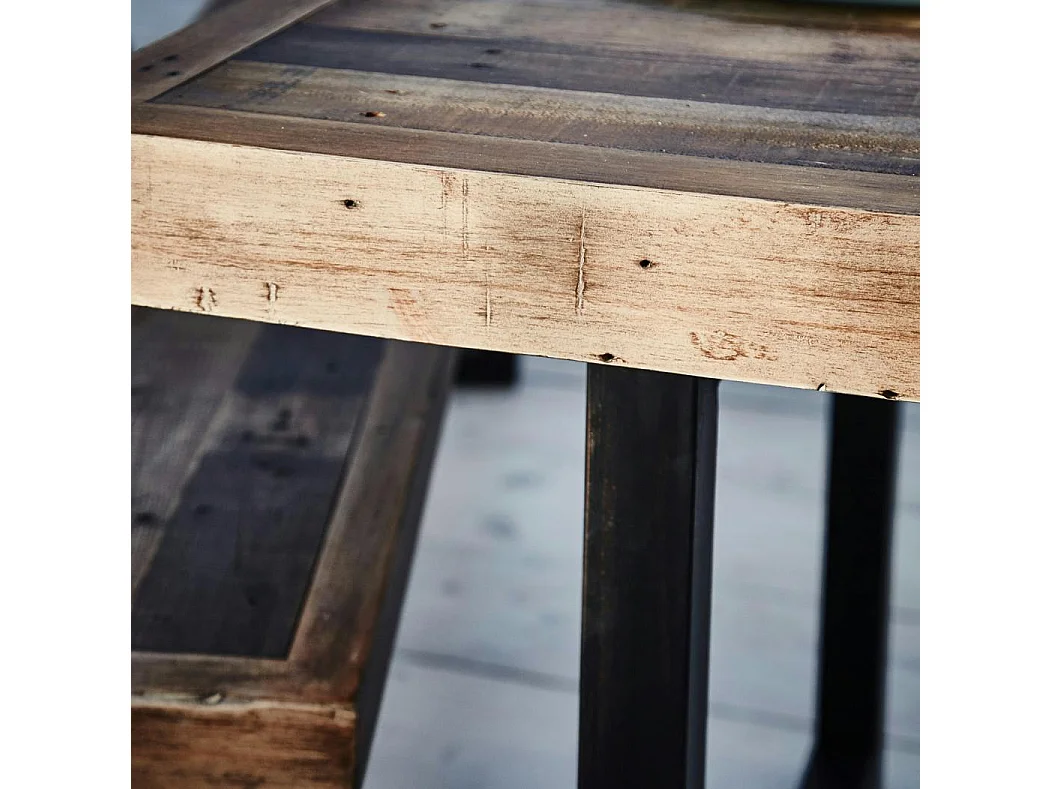 Table Repas Extensible Bois recyclé 180/240x90x77cm BRISBANE