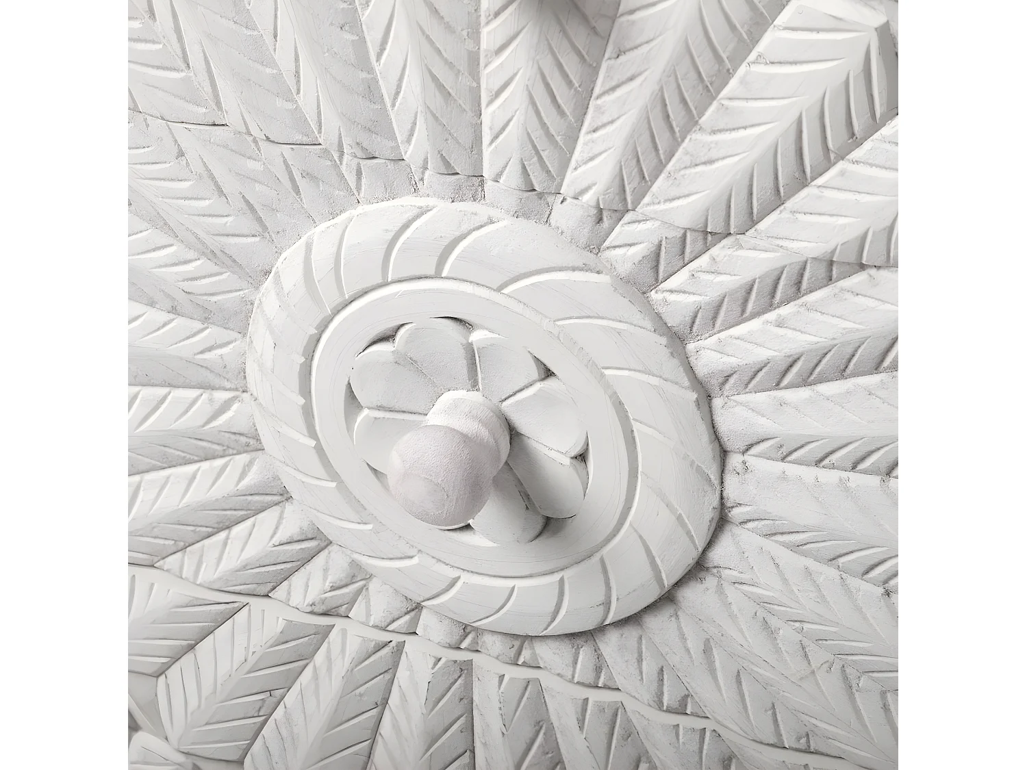 Mesita de noche 3 cajones de Madera Blanco decapado 70 x 45- Indra