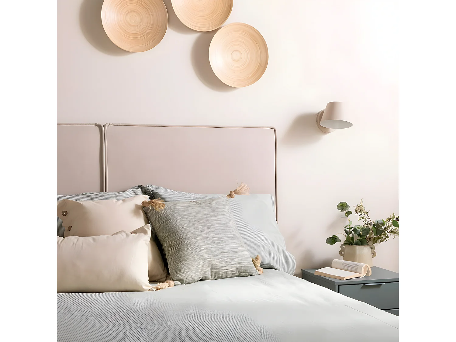 Coussin en tissu verde 45x45 cm-Kama