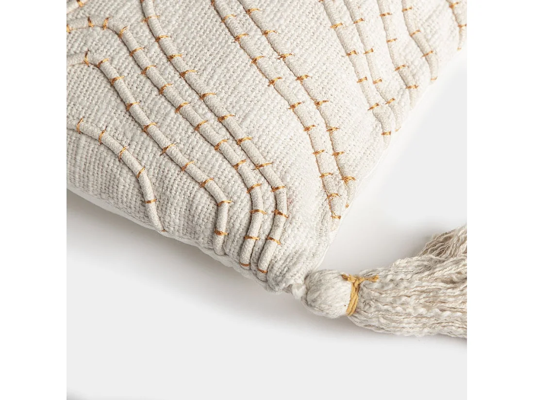 Cojín de Tela Beige 45 x 45- Gawa