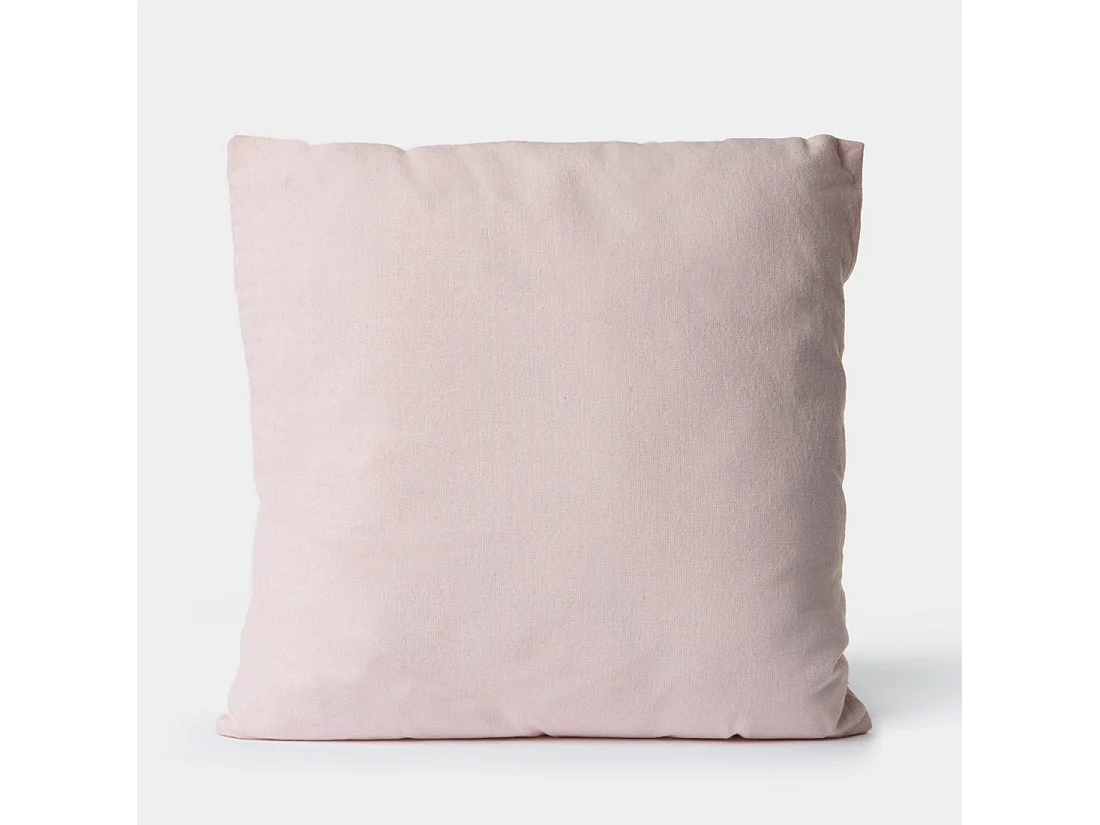 Coussin en tissu rose 40x40 cm-Buton