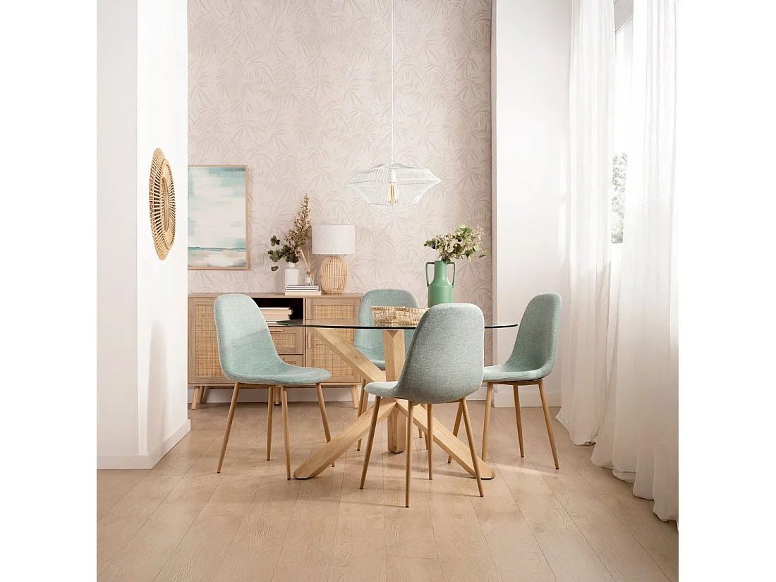 Packs 4 sillas Verde 45 x 86 cm