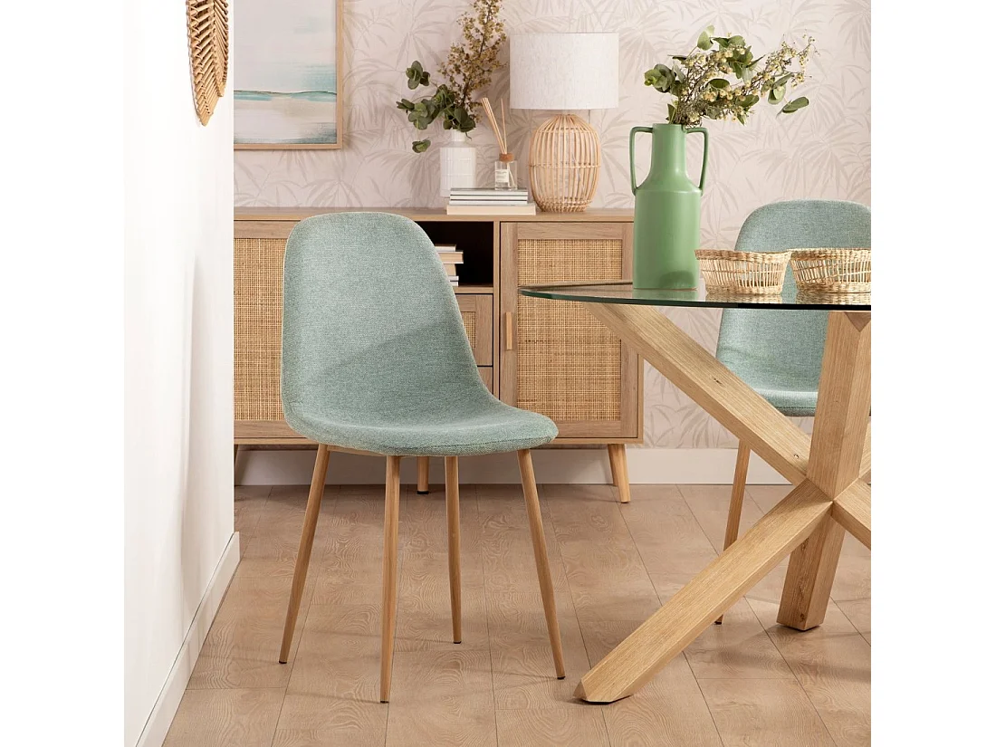 Packs 4 sillas Verde 45 x 86 cm