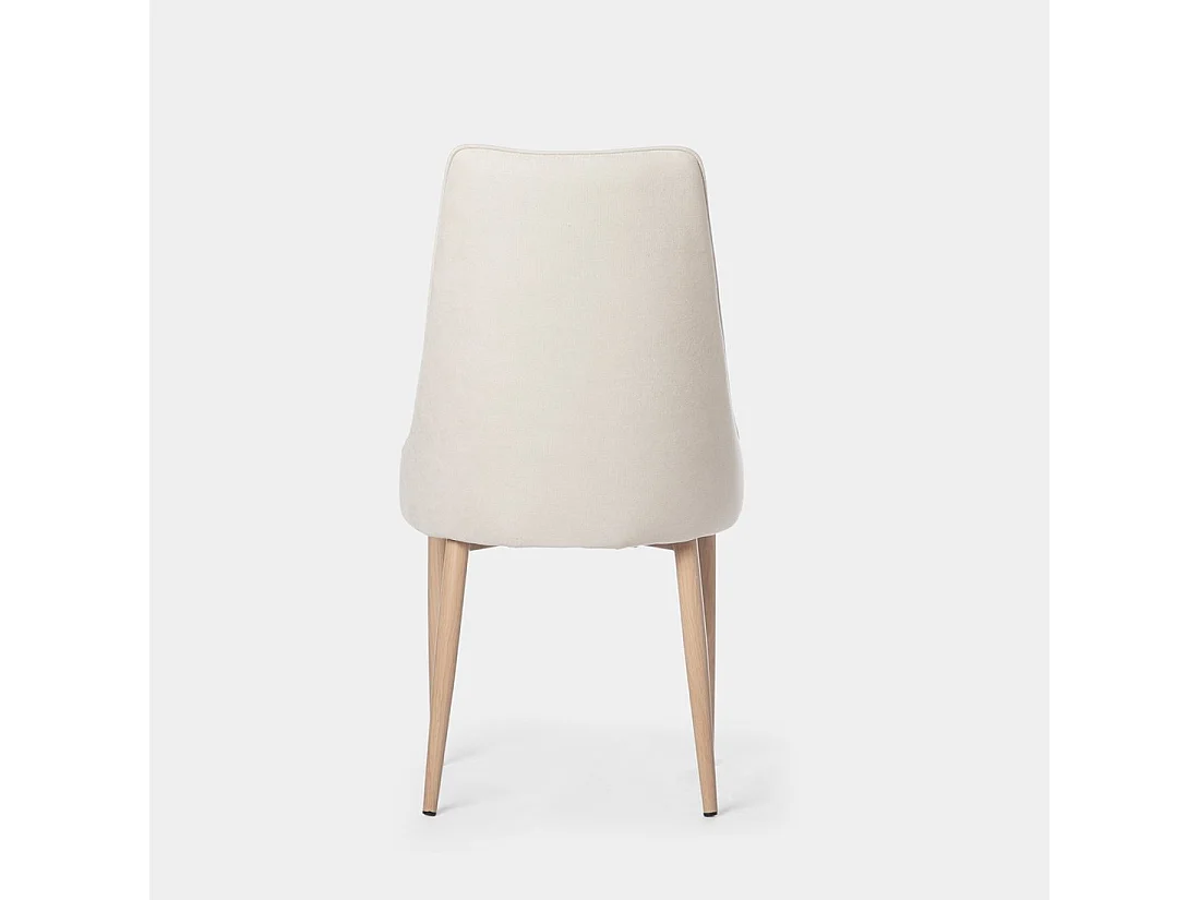 Packs 4 sillas Beige 45 x 95 cm