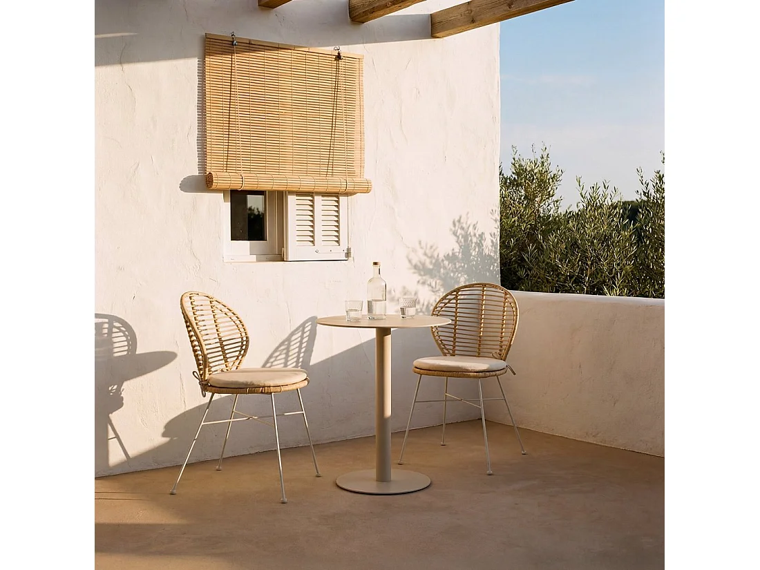 Packs 2 sillas Blanco 51 x 89 cm