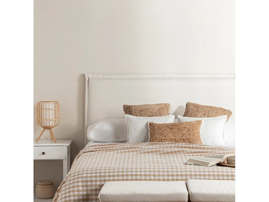 Cabecero doble de Tela Beige 105 x 170- Louise