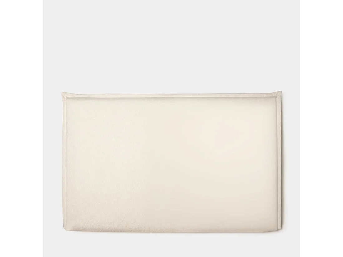 Tête de lit double en tissu beige 170x105 cm-Louise