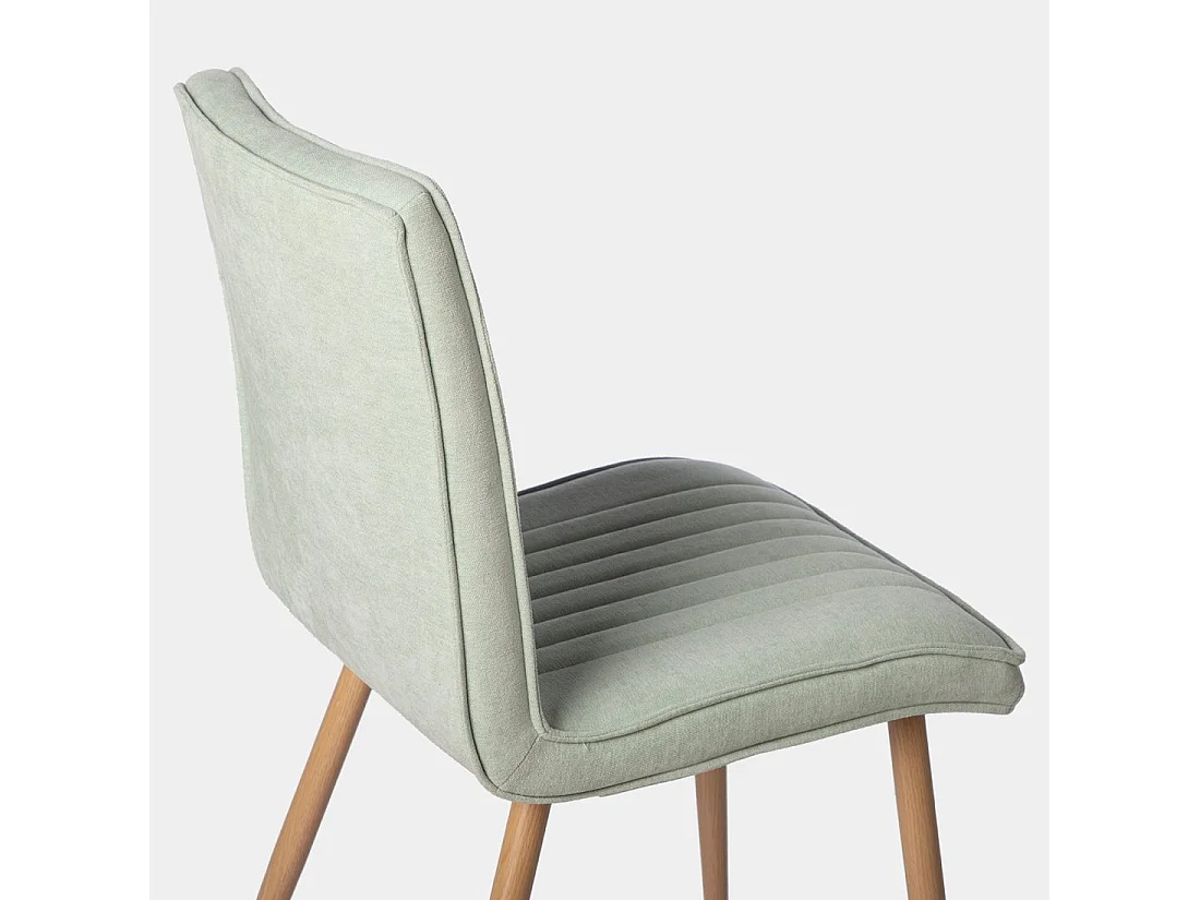 Silla de comedor de Tela Menta 86 x 44- Mika