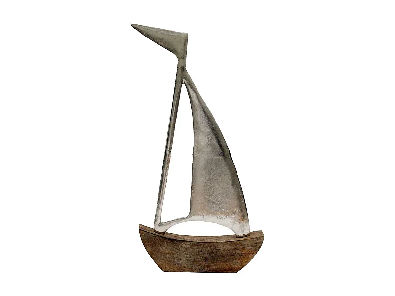 Bâteau décoratif en métal