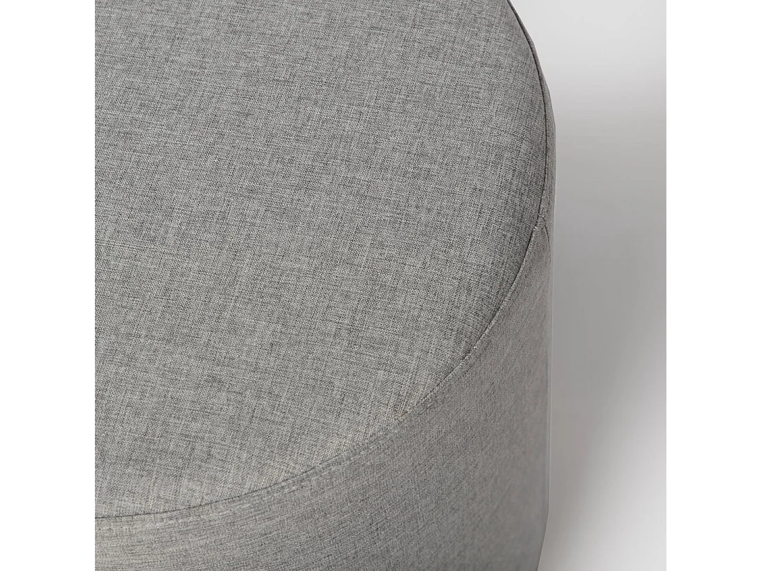 Puf de Tela Gris 40 x 36- Fani