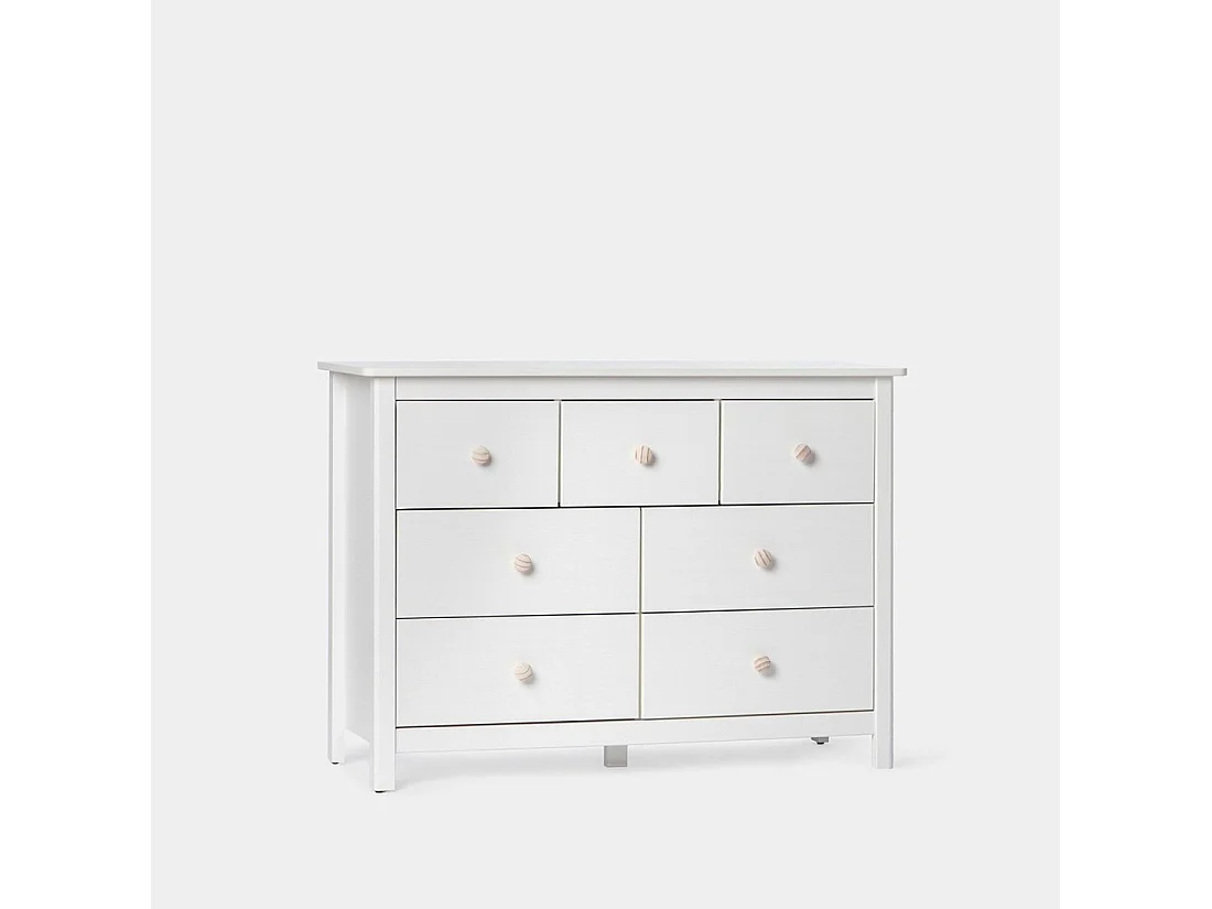 Commode en laqué blanc 110x80 cm-Eloise