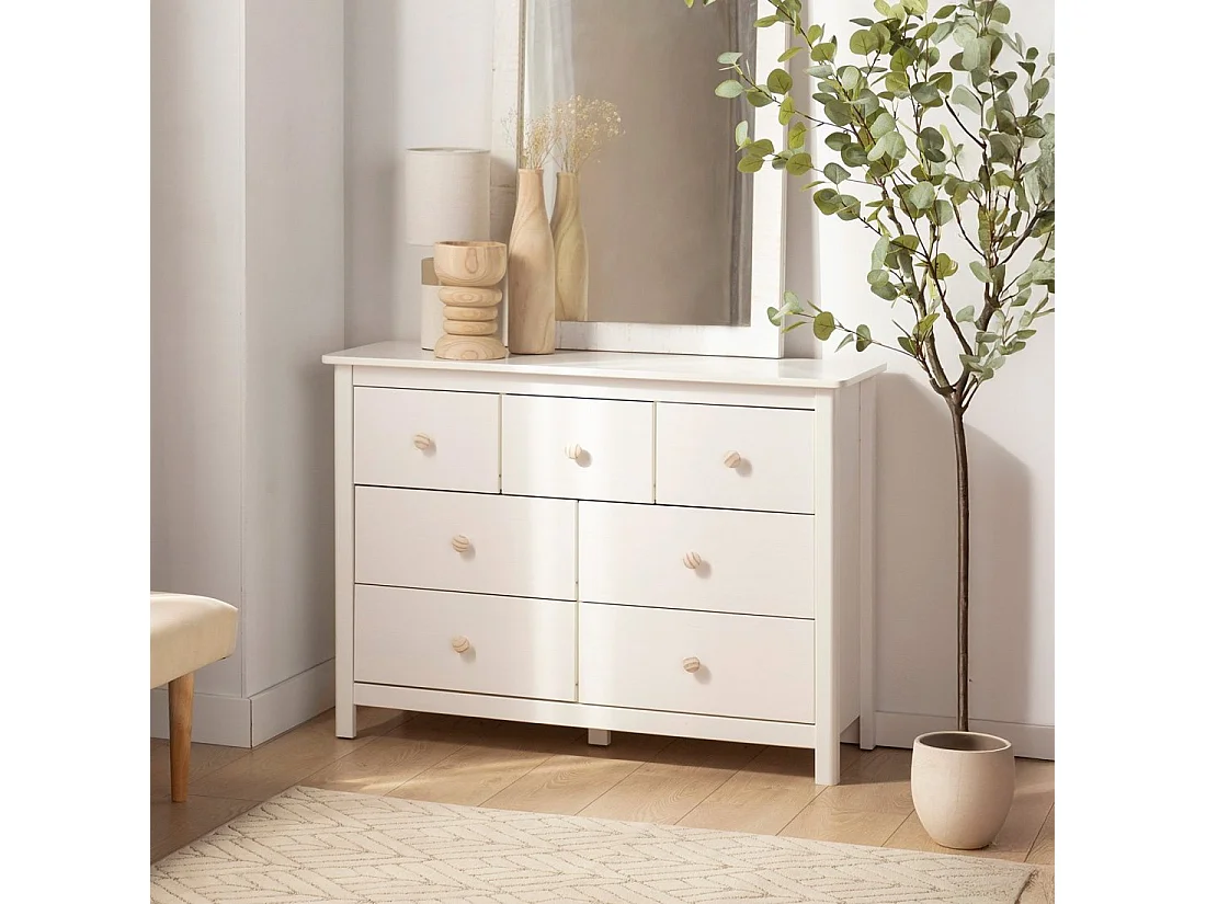 Cómoda de Lacado Blanco 80 x 110- Eloise