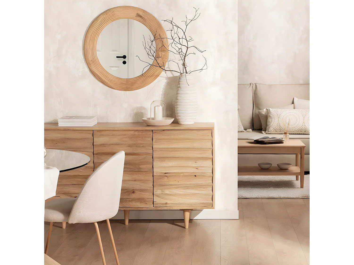 de Madera Natural 5 x 26- Fansa