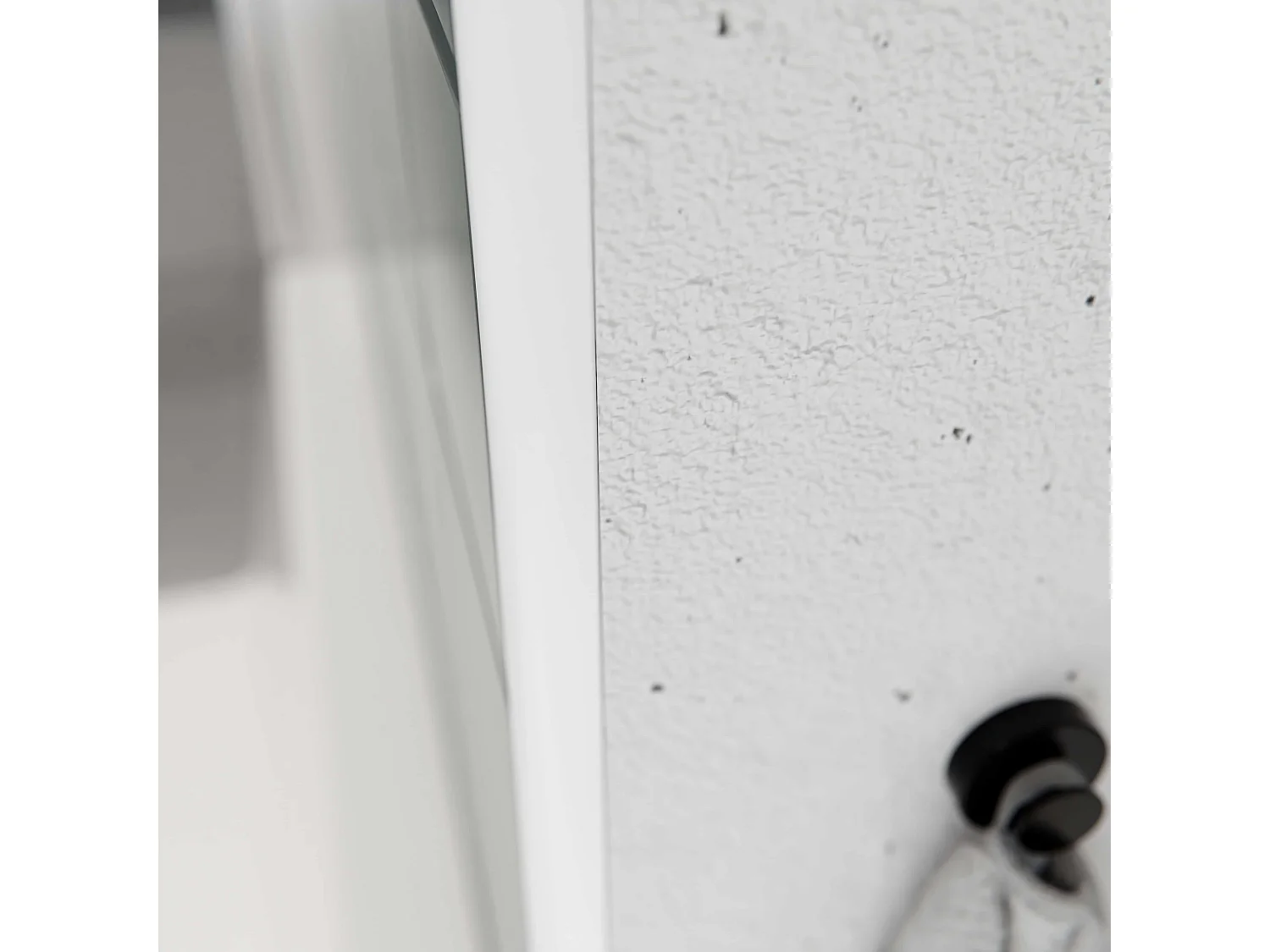 Quart de Rond PVC Cellulaire - Longueur 1 m - Blanc