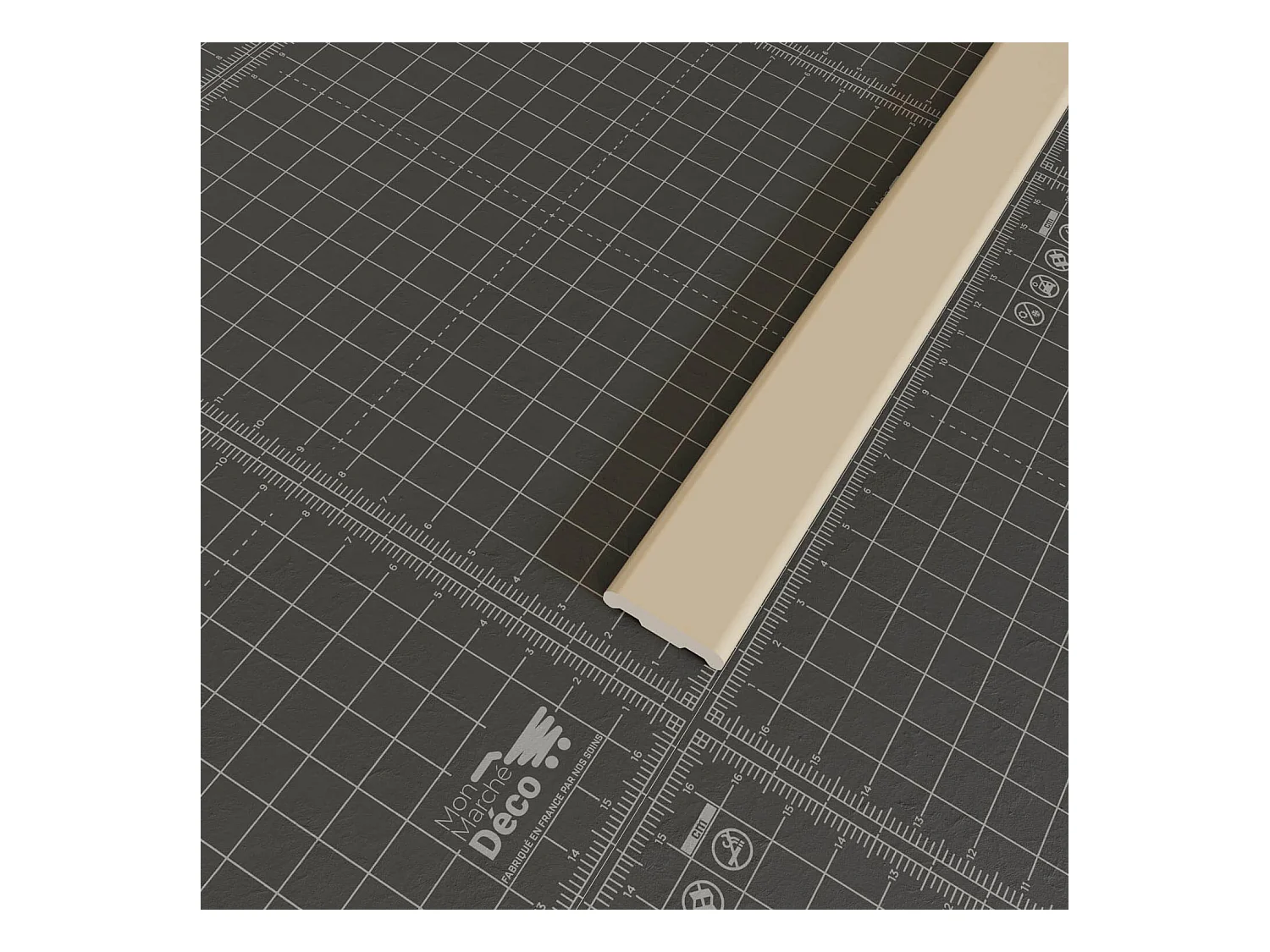 Champlat PVC Cellulaire 25 mm - Longueur 1 m - Sable