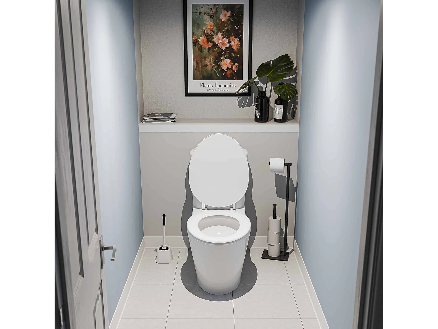 Cornière PVC 60 x 60 mm - Longueur 2.50 m - Blanc - À l'unité