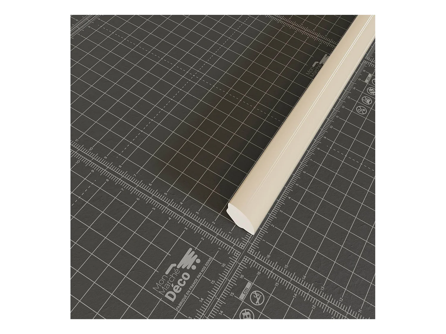 Quart de Rond PVC Cellulaire - Longueur 1 m - Sable
