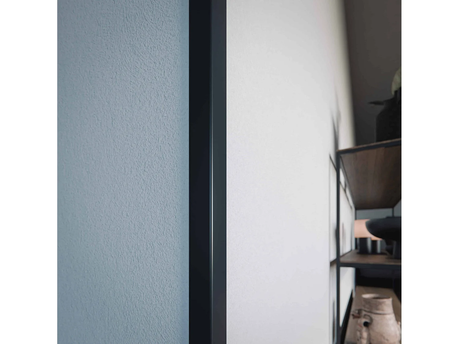 Baguette d'Angle PVC Cellulaire 25 mm - Longueur 1 m - Anthracite