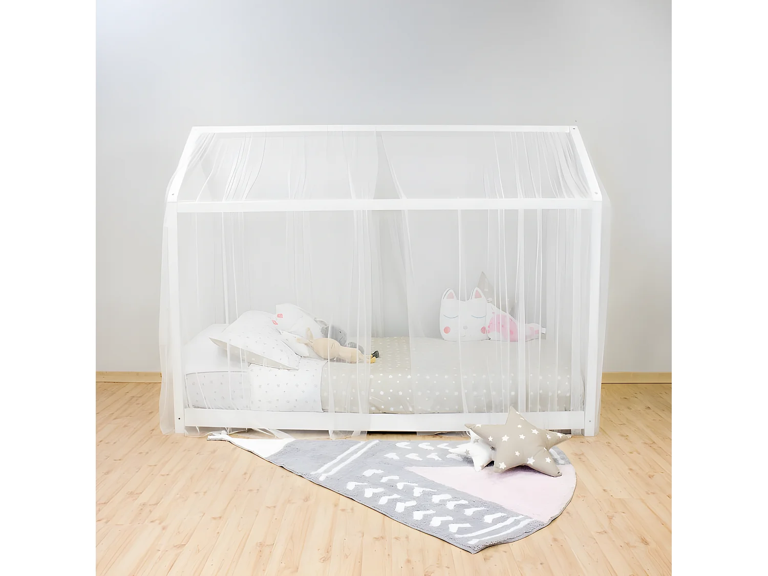 Dosel para Swayer y Montessori tul blanco 200x167cm