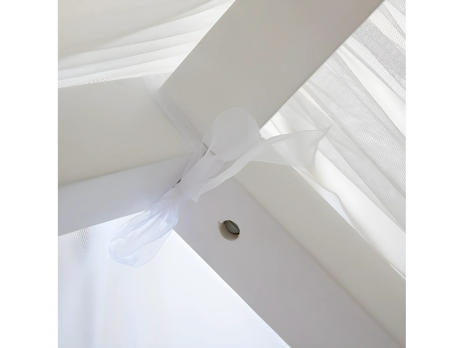 Dosel para Swayer y Montessori tul blanco 200x167cm