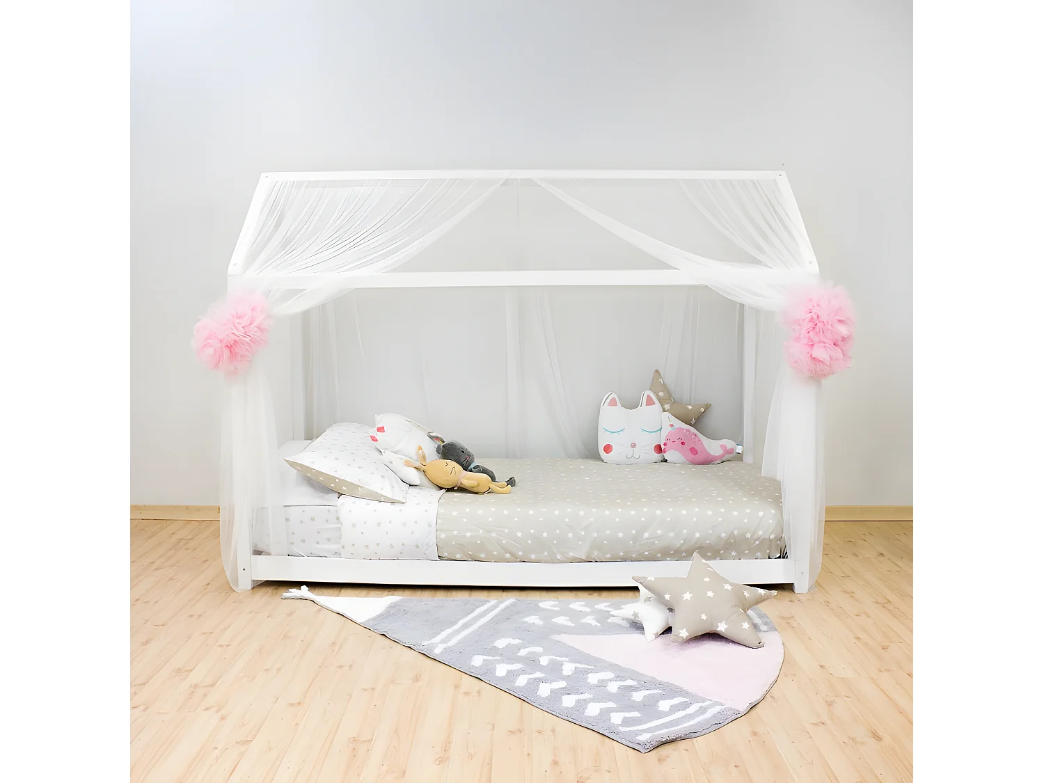 Dosel para Swayer y Montessori tul blanco 200x167cm